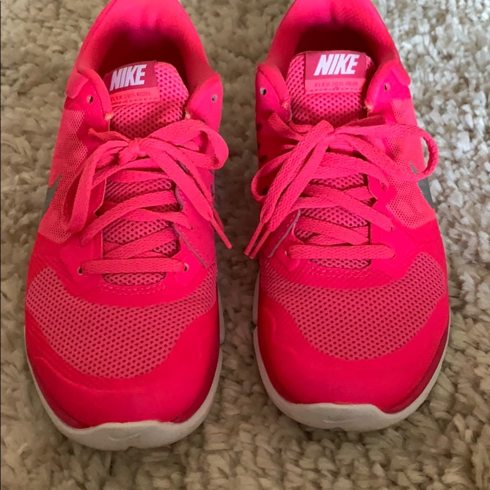 NIKE HOT PINK & WHITE SNEAKERS
